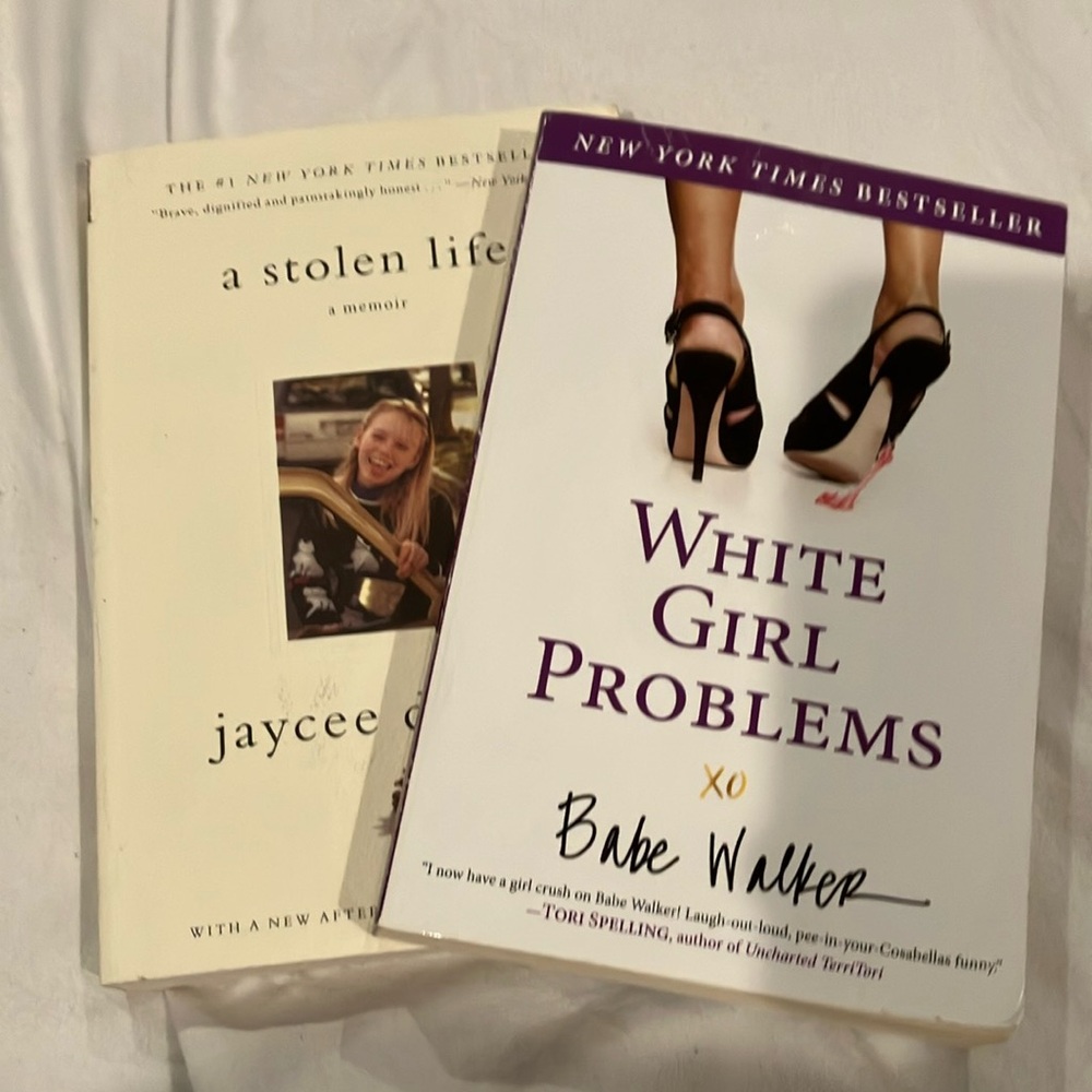 A Stolen Life & White Girl Problems Books